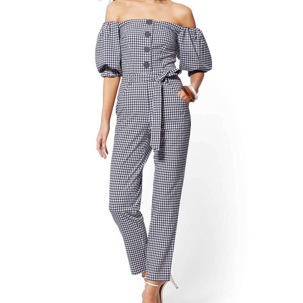 Gingham Romper - image 1